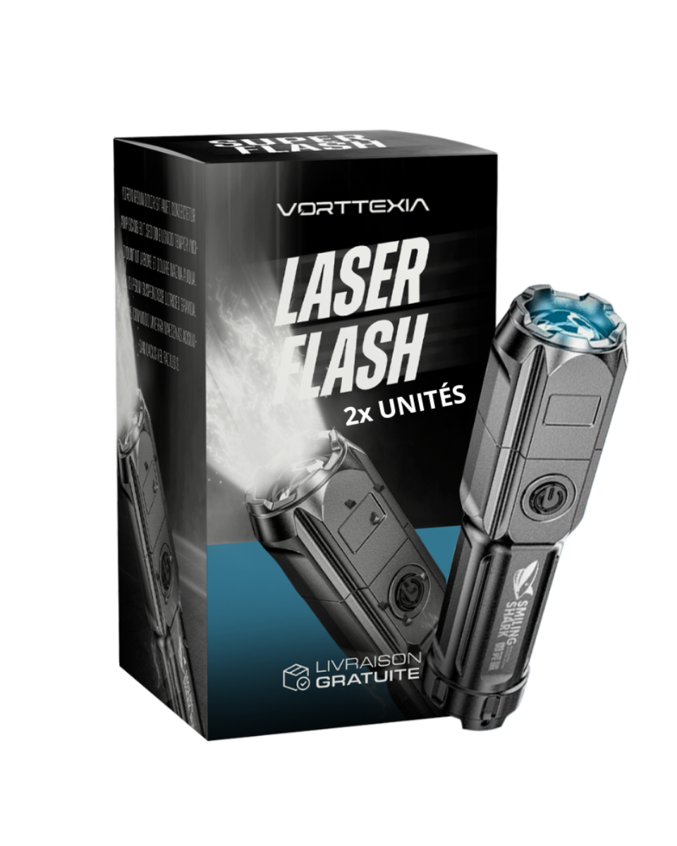 Laser Flash - Super lampe torche avec 10 000 lumens