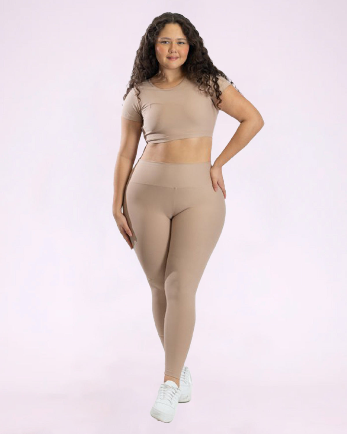 Conjunto Legging Básica Curve Plus Size + Top Alice