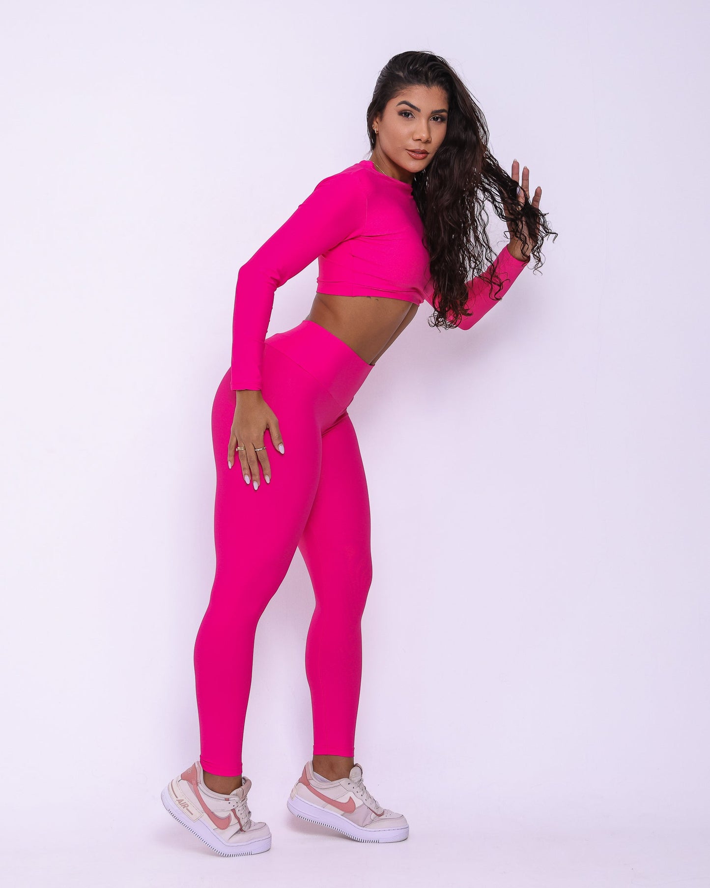 Conjunto Legging Básico Light + Top Manga Longa