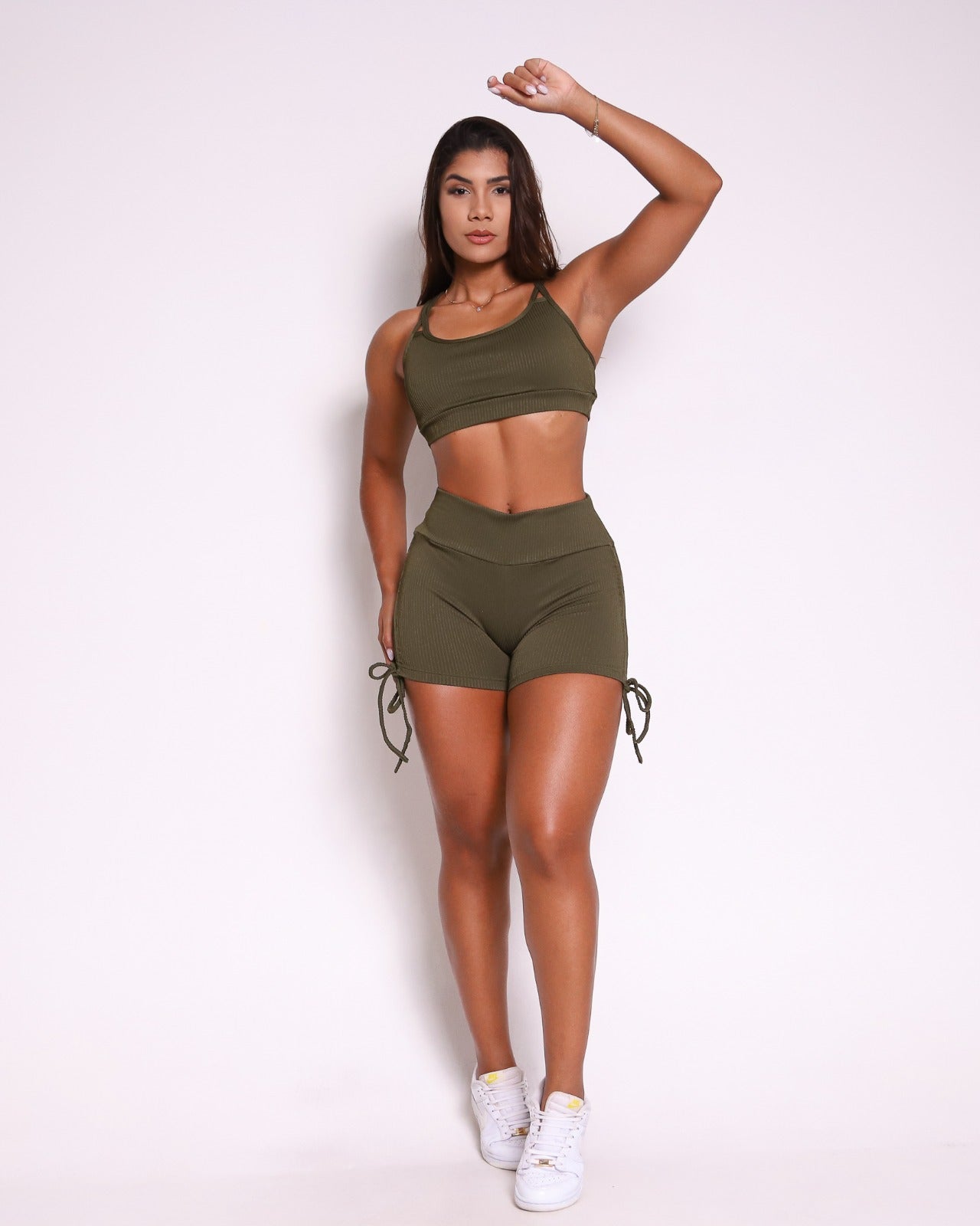 Conjunto Short Básico Cross Valência + Top Lu