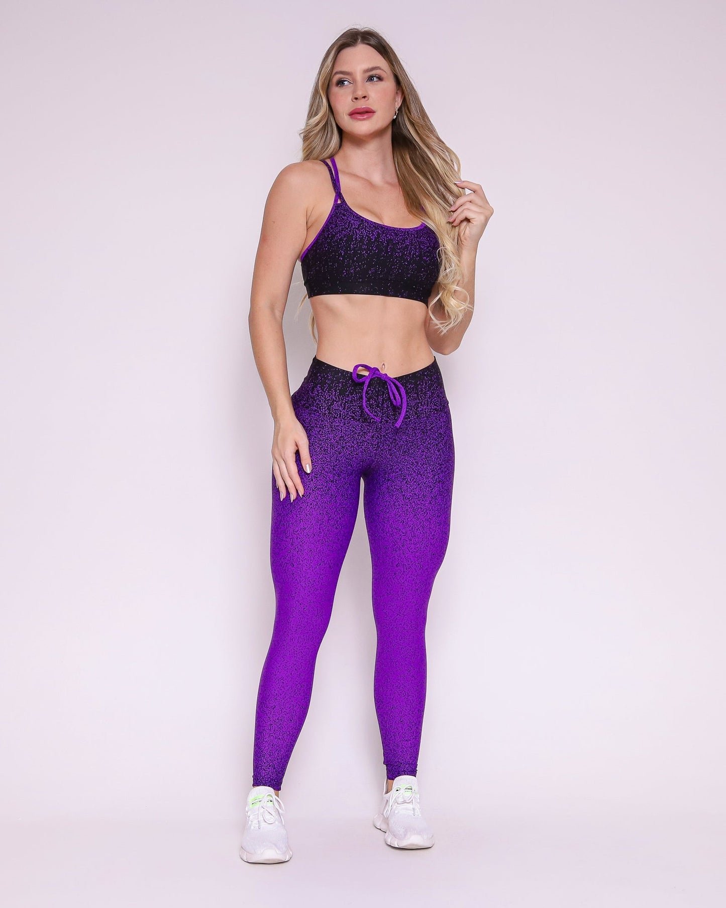 Conjunto Legging Empina Bumbum Degradê + Top Lu