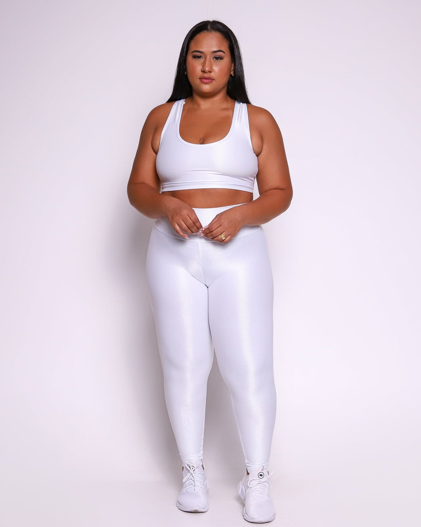 Conjunto Legging Curve Plus Size + Top Nadador (Todas cores)