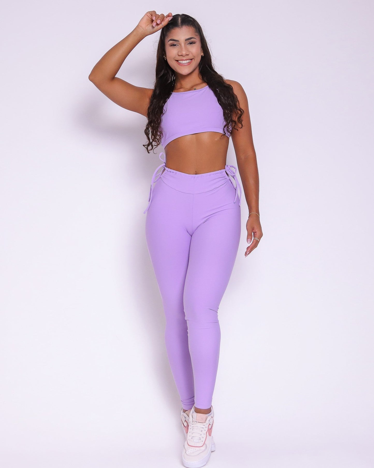 Conjunto Legging Empina Bumbum Ajuste Light + Top Paula