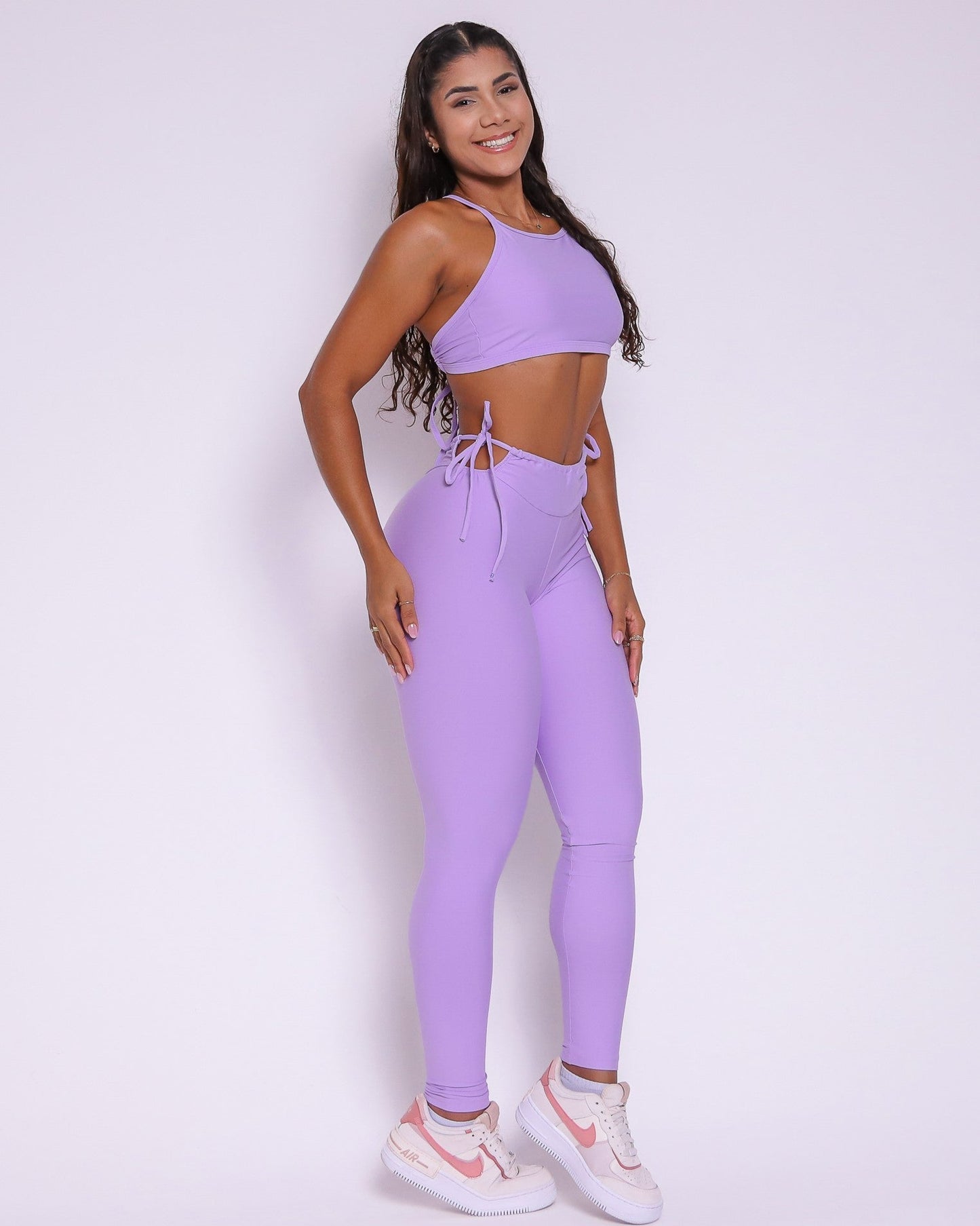 Conjunto Legging Empina Bumbum Ajuste Light + Top Paula