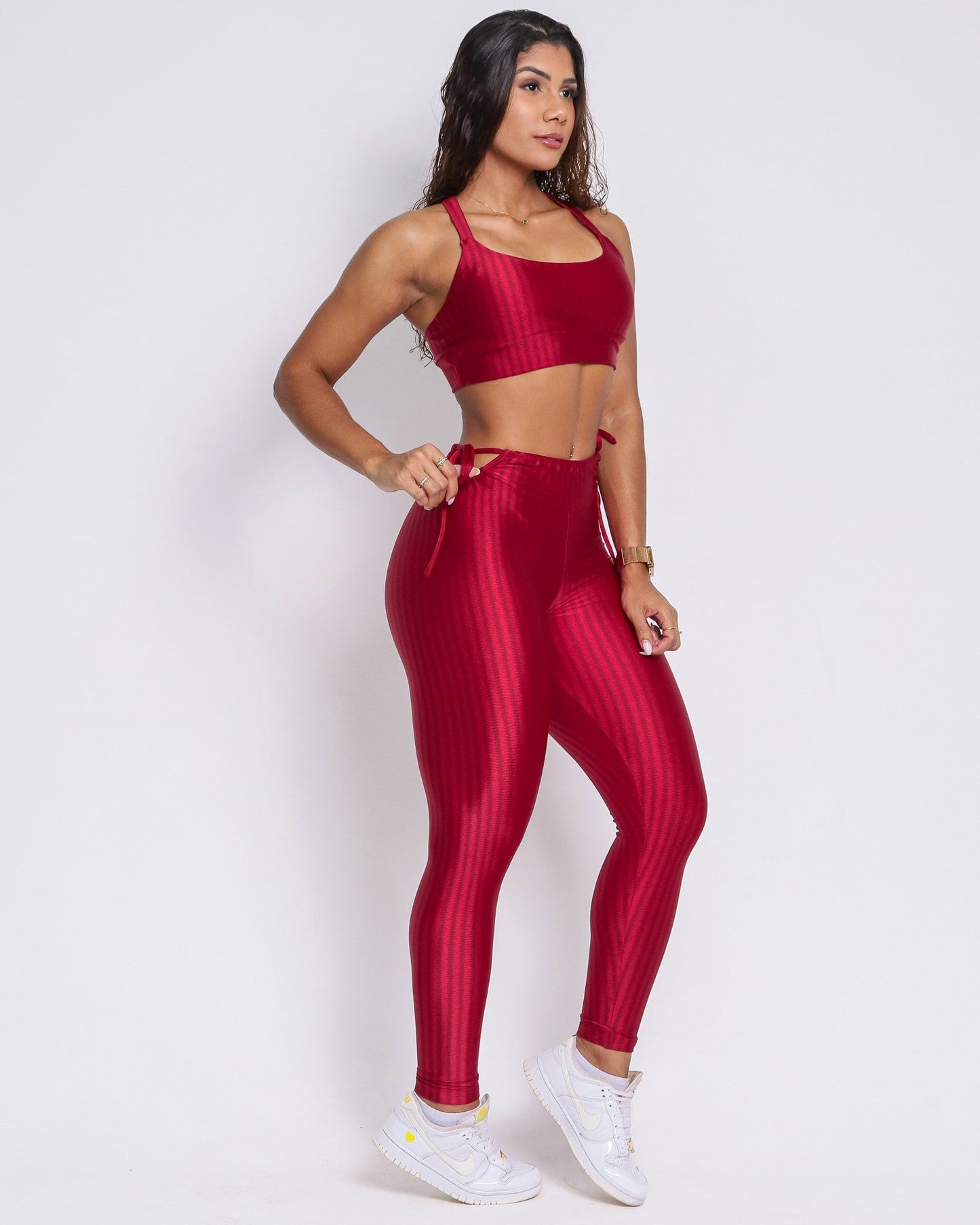 Conjunto Legging Empina Bumbum Cirre + Top Tai