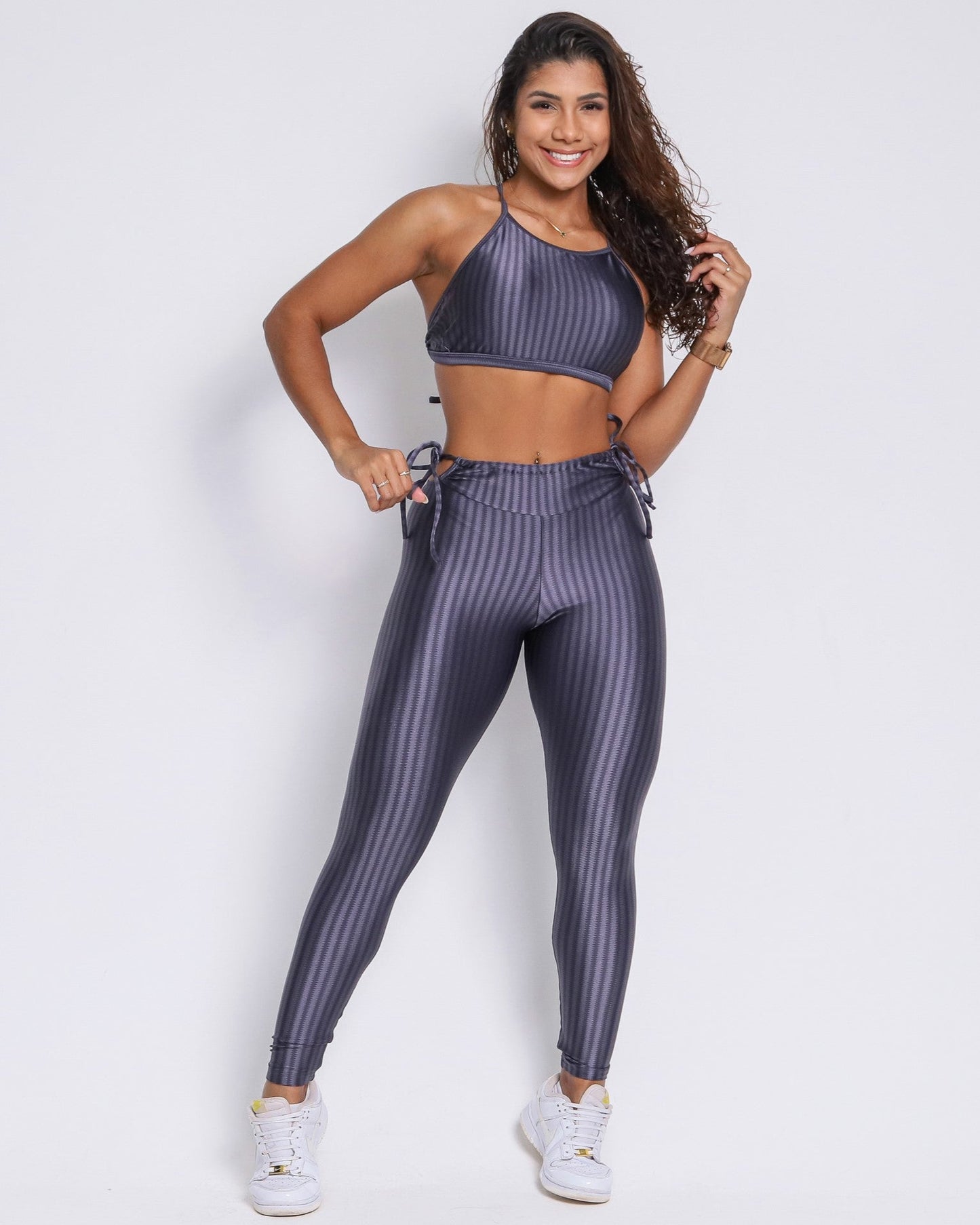 Conjunto Legging Empina Bumbum Cirre + Top Paula