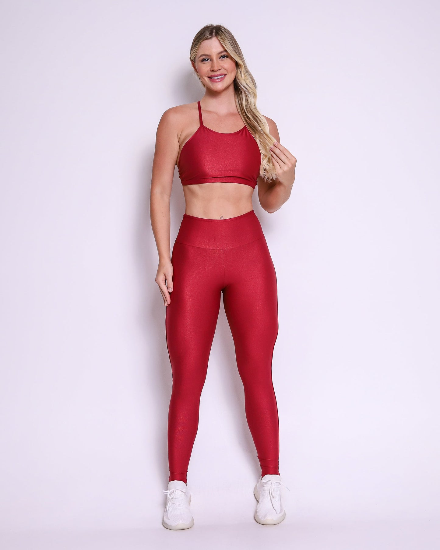 Conjunto Legging Empina Bumbum Vivo Compressão + Top Paula