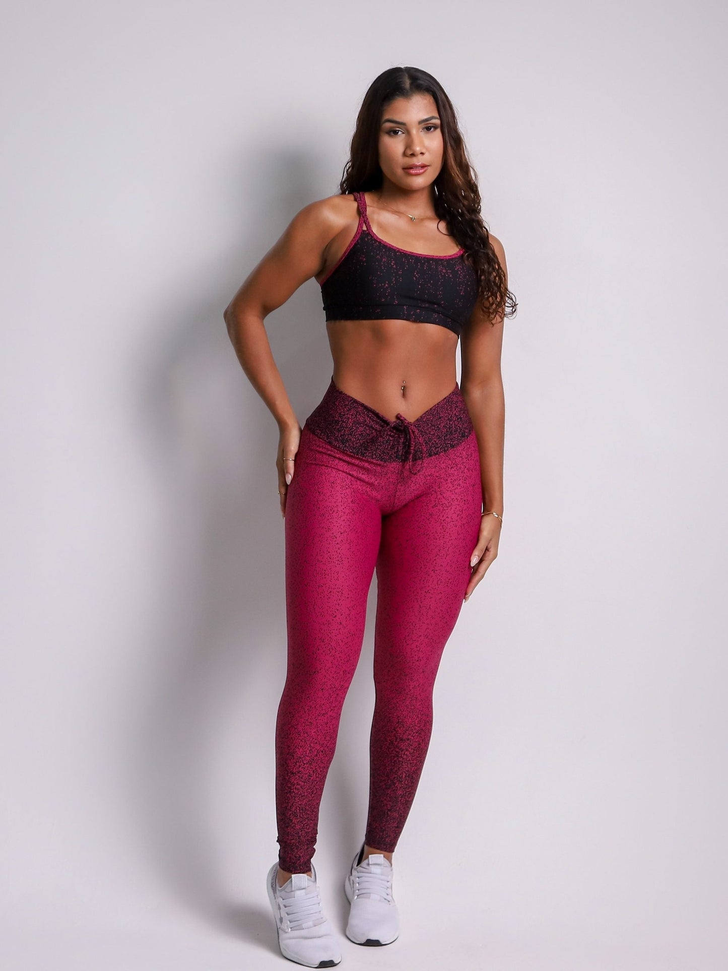 Conjunto Legging Empina Bumbum Degradê + Top Lu