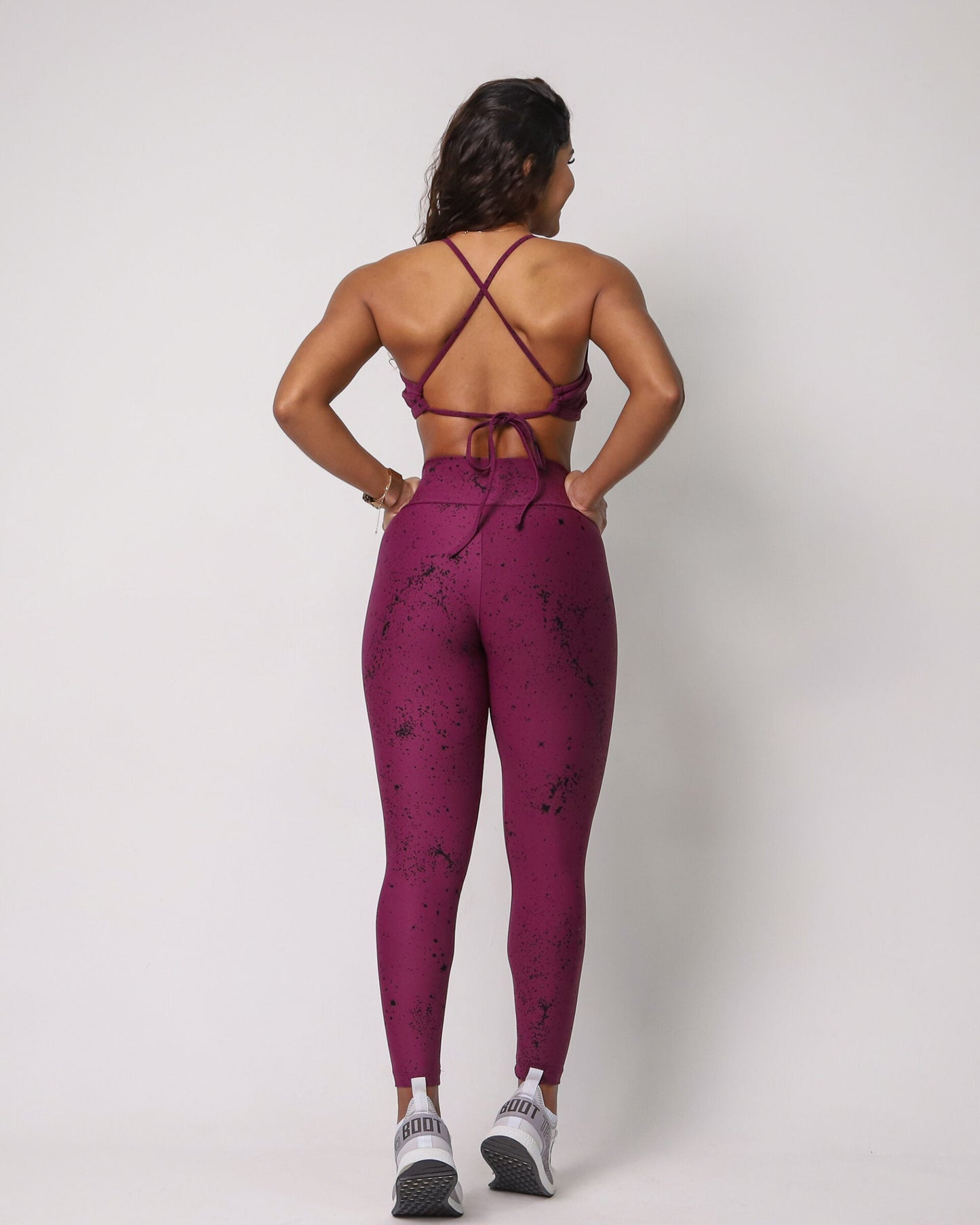 Conjunto Legging Básico Estampa + Top Paula