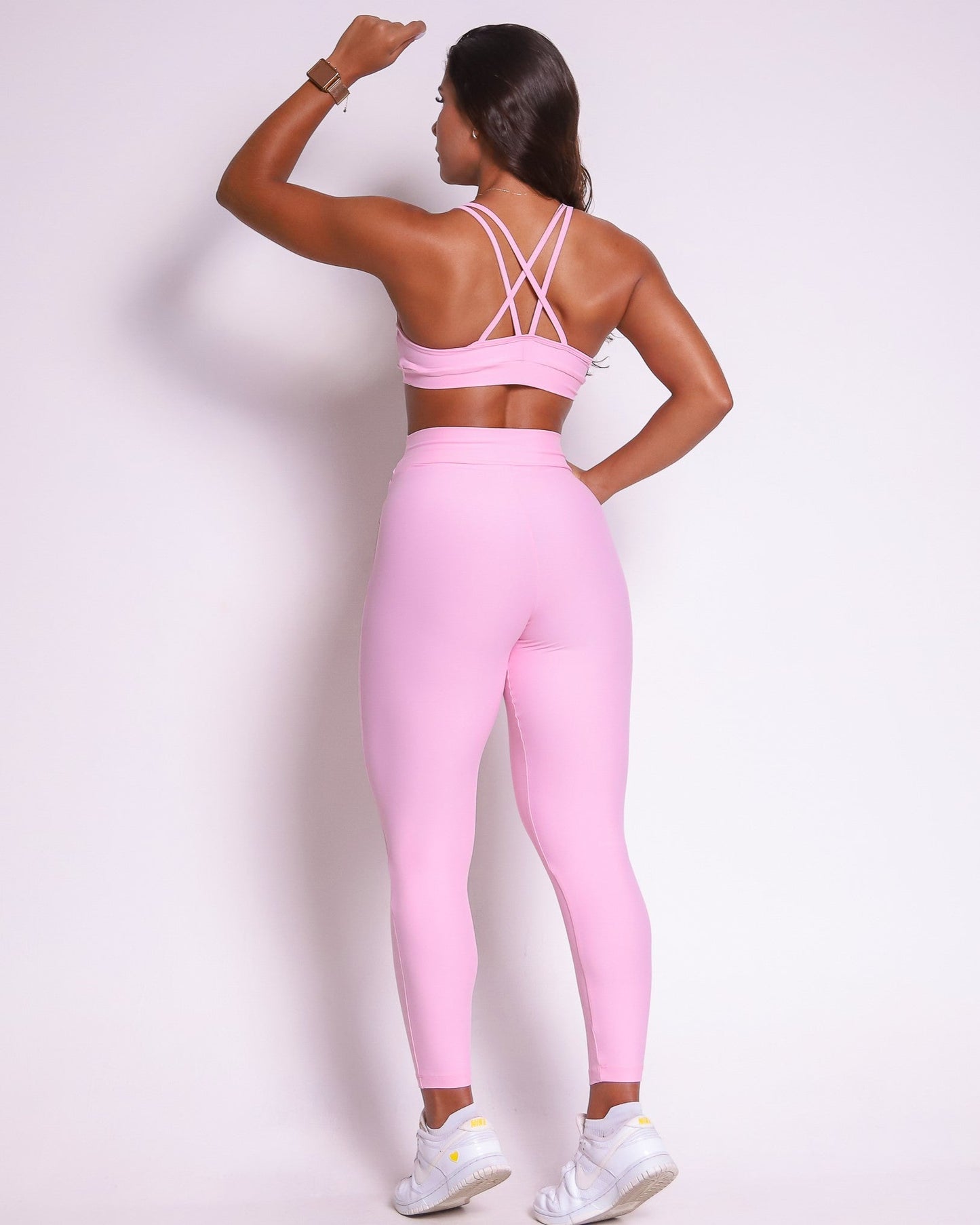 Conjunto Legging Básico Cós Cruzado Light + Top Lu