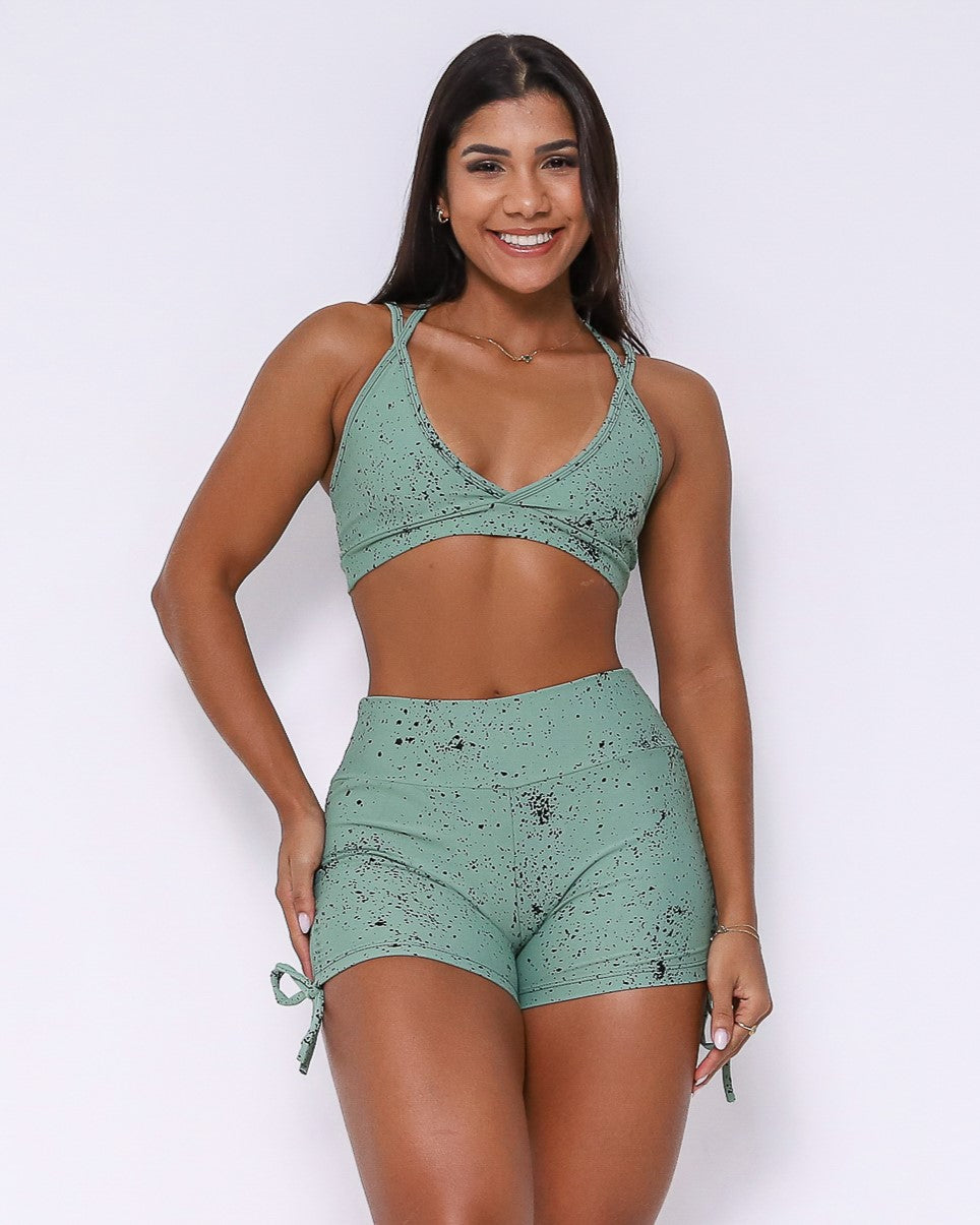 Conjunto Short Básico Cross Bolhas + Top Vivi