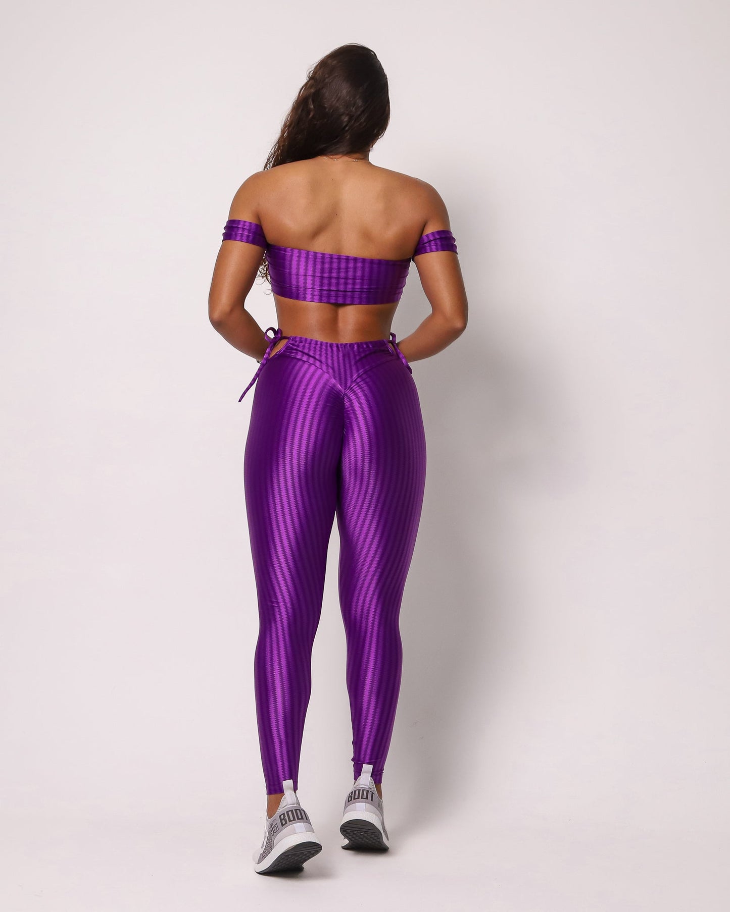 Conjunto Legging Empina Bumbum Cirre + Top Ciganinha