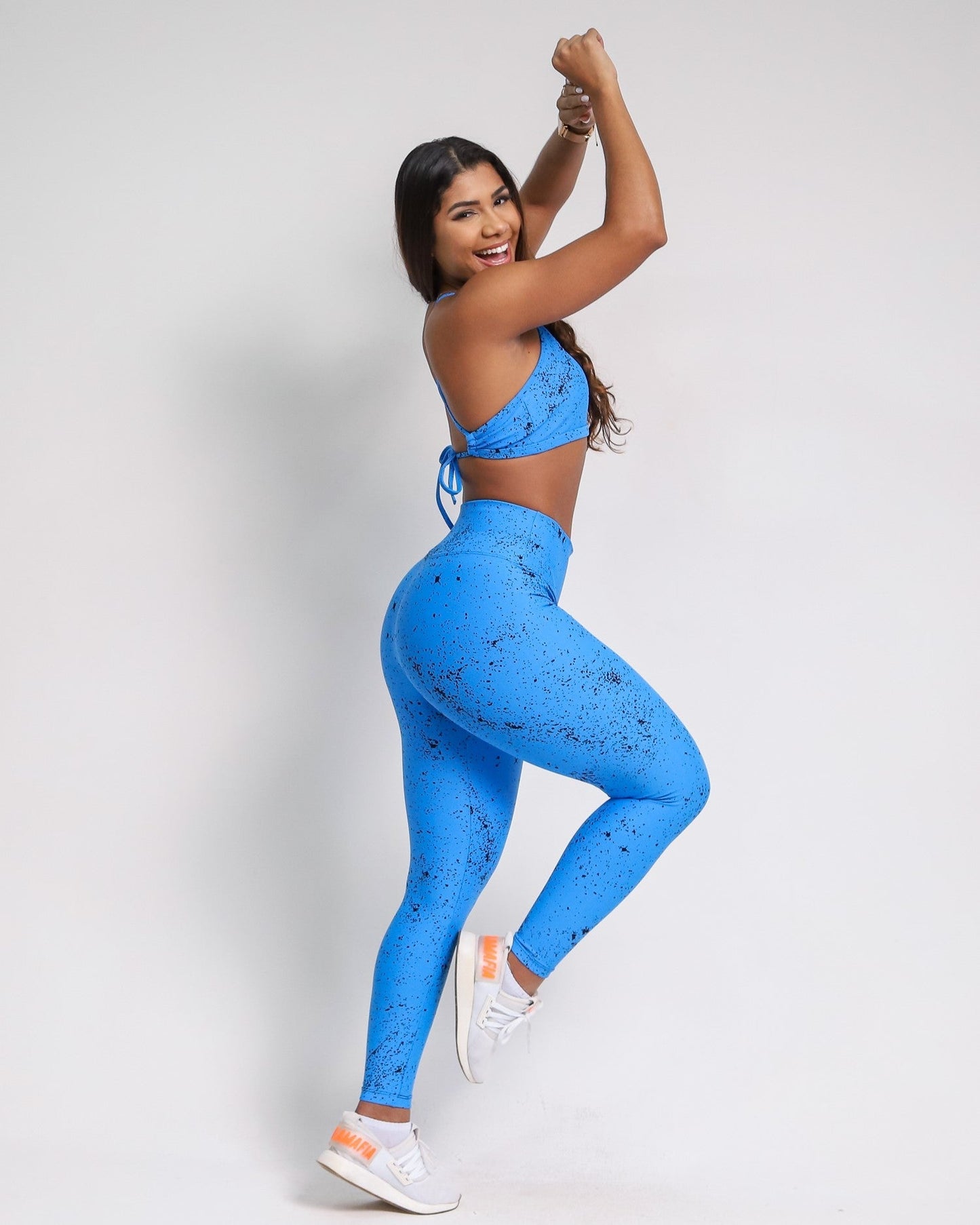 Conjunto Legging Básico Estampa + Top Paula