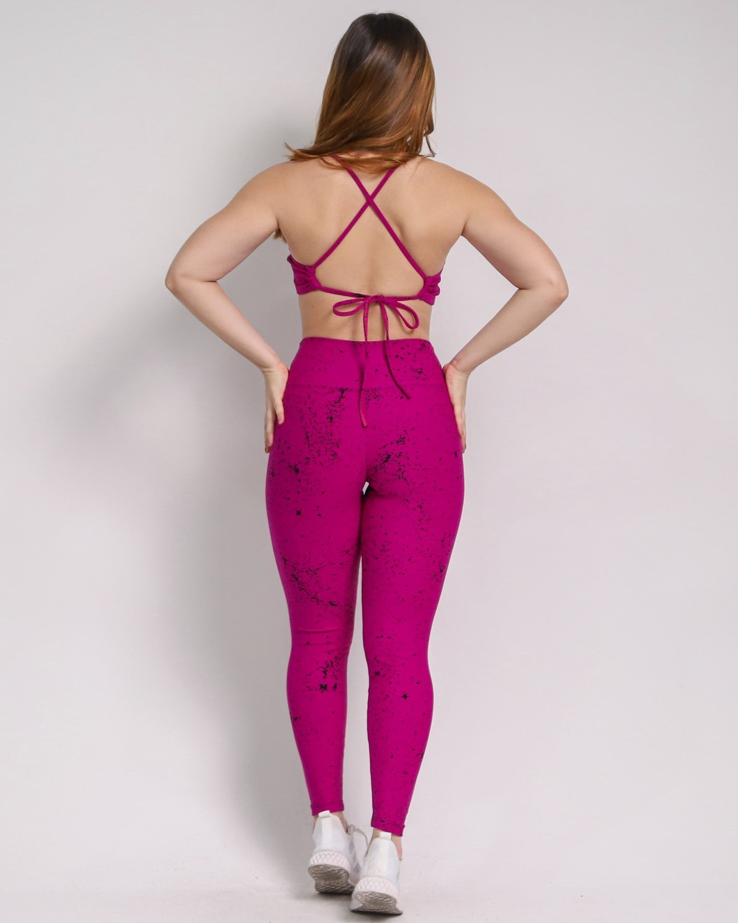 Conjunto Legging Básico Estampa + Top Paula