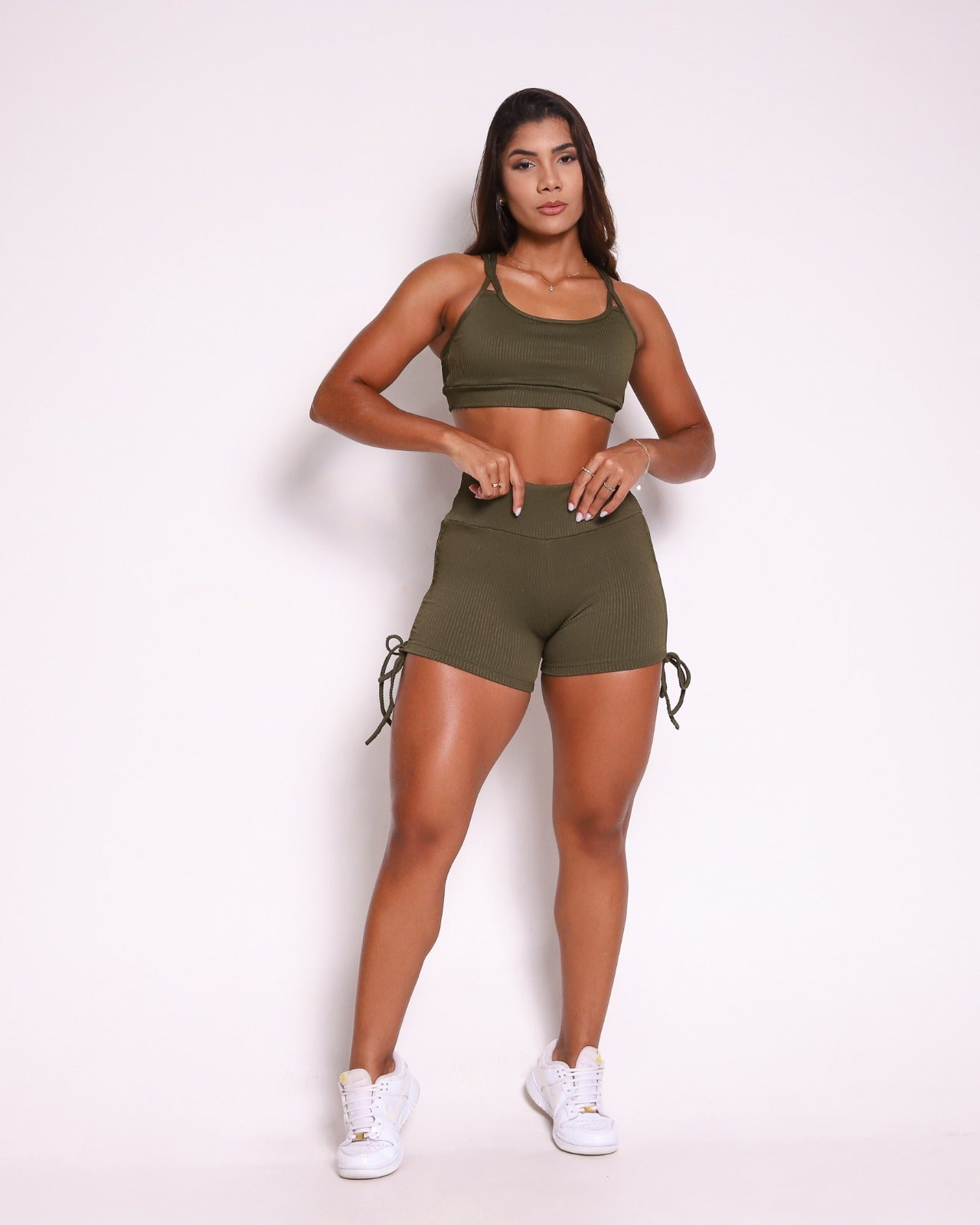 Conjunto Short Básico Cross Valência + Top Lu